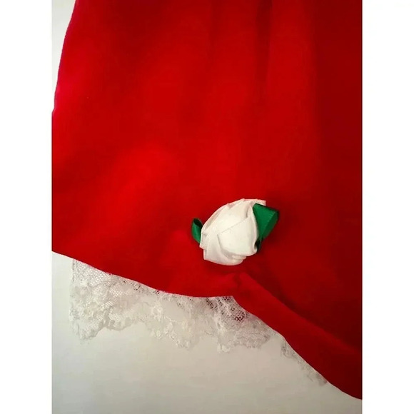 Coming Things Kid's Girl Red Short Sleeve Crew Neck Pullover Dress Size 12 - Picture 4 of 9